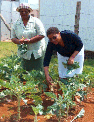 Lucky Mkhize (Right)